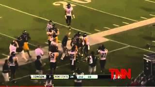 Kent State Andre Parker Returns Fumble Wrong Way - Football 2012 Fail