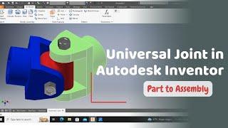 Tutorial Autodesk Inventor - Part Assembly Universal Joint Variasi