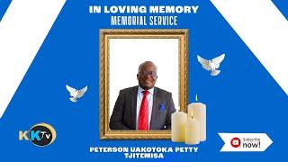 Memorial Service of Peterson U Petty Tjitemisa (RIP) #PART 1