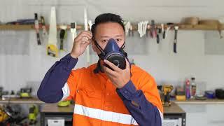 How to properly use a half face or half mask respirator