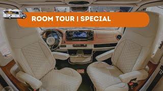 Room tour | caravan life in Germany  | Mercedes Benz Grand Canyon | Wohnmobilcenter