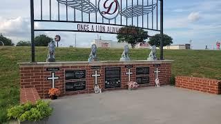 Road Side Memorial-- 4 Teens Killed by DUI Driver in Durant, Oklahoma