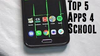 Top 5 Apps For School!