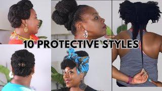 10 Low Manipulation Protective Styles for Natural Hair Growth