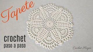 CÓMO TEJER TAPETE A CROCHET PASO A PASO / CROCHET HOGAR