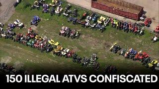 Philly police round-up roughly 150 illegal ATVs in official crackdown