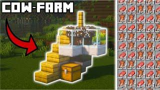 MINECRAFT: Simple Compact COW-FARM! (1.21) [Quick Tutorial]