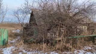 4k walk unknown village in the deep of Russia, not so far from Ural mountains (December 2024)