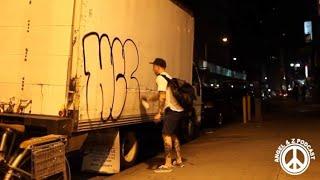 HERT ONE (BF) painting Graffiti NYC