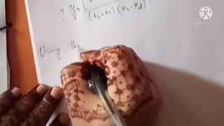 Lagrange interpolation method