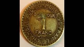 1924 France & Bon 1 franc , coin extremely rare.