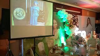 HD Projector and Medium Projector Screen at 50th Birthday Sheraton Hotels Lagos.