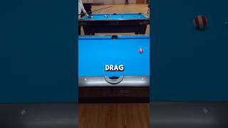 How to play a Drag Shot #magicmikebilliards #jflowerscues