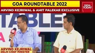 Arvind Kejriwal & Amit Palekar Exclusive Interview With Rajdeep Sardesai | Goa Roundtable 2022