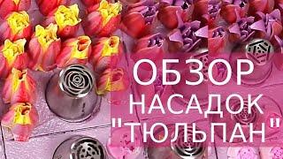 КОНДИТЕРСКИЕ насадки "ТЮЛЬПАН". Обзор НАСАДОК. Цветы получатся у КАЖДОГО.