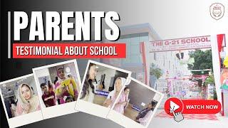 Parents Speak: The G21 School Experience | Admissions Open | Best CBSE School in Sonipat