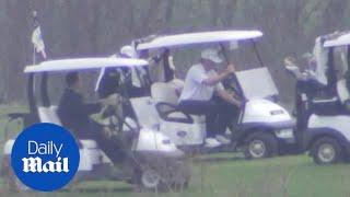 Trump spotted golfing in VA as voter fraud claims continue