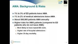 Patients Who Leave Against Medical Advice: Why Not Just Let Them Go