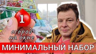 огород на окне часть 1 НЕОБХОДИМЫЙ МИНИМУМ