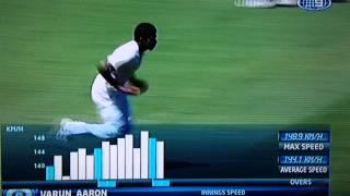 Varun Aaron 150.1 kph vs Australia Adelaide 2014