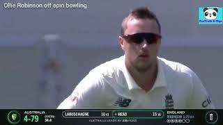 Ollie Robinson spin bowling | fast bowler bowling spin