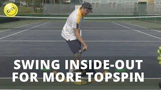 Swing Inside-Out For More Topspin