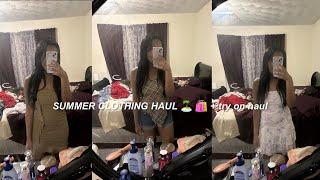 SUMMER CLOTHING HAUL ️️ + try on haul