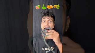 Guava,snake,orange,kiwi  #asmr #funny #eatingchallenge #bikueating #mukbang #bikramphuyal