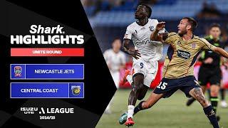 Newcastle Jets v Central Coast Mariners - Shark Highlights | Isuzu UTE A-League 24-25 | Unite Round