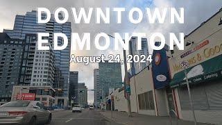 Driving in Downtown Edmonton  Alberta Canada | maplesnaps