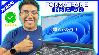  Cómo FORMATEAR tu PC e INSTALAR Windows 11 desde USB | 2025