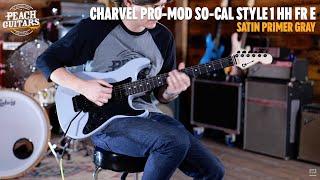 No Talking...Just Tones | Charvel Pro-Mod So-Cal Style 1 HH FR E | Ebony - Satin Primer Gray