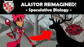 Alastor The Radio Demon Spec Evo Reimagining! (Hazbin Hotel Speculative Biology)