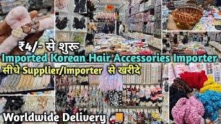 Korean Hair Accessories Importer Supplier | Fancy Korean Hair Accessories Importer | Korean Clips