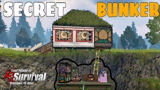 I built a secret bunker base in Last Island of Survival