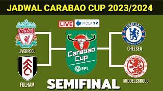 Jadwal Semifinal Carabao Cup 2023~Liverpool vs Fulham~Carabao Cup 2023/24 Semifinals~Live Moji