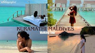 KURAMATHI MALDIVES WALKING TOUR - BEACH AND WATER VILLA WITH POOL | HONEYMOON #maldives #walkingtour