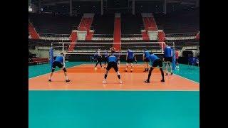 Тренировка сборной России по волейболу | Russian national volleyball team training