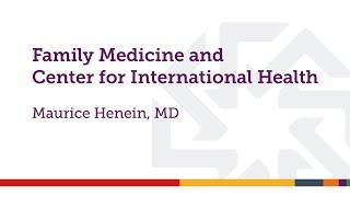 Travel Medicine and International Health with Dr. Henein