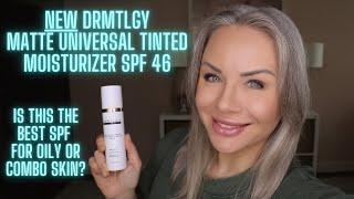 NEW DRMTLGY Matte Universal Tinted Moisturizer SPF 46 - Tested on OILY skin!