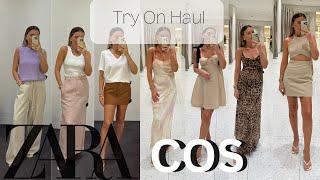 Huge Summer ZARA &  COS ** | Try On HAUL | ** Ready to wear outfit ideas