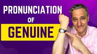 Pronouncing 'Genuine' Correctly | Mastering English Pronunciation | Single Step English