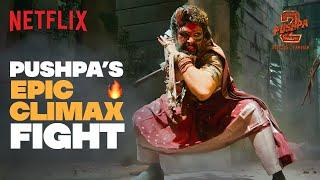 Pushpa’s LEGENDARY Climax Scene  | Allu Arjun | Pushpa 2: The Rule (Reloaded Version)