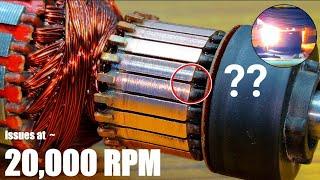 20,000 RPM - High Speed Universal Motor SPARKING PROBLEM !