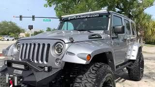 Silver JK Wrangler Created by SoFlo Jeeps