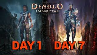 A New PLAYER Plays DIABLO IMMORTAL For 7 Days.. This is What Happened