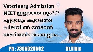 Veterinary College Options In India |Without NEET|Best Colleges|Dr Tibin Explains All Options|#ep02