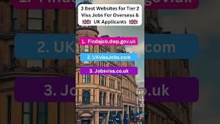 UK Jobs with Visa Sponsorship 2024   | Top 3 UK Best Job Websites