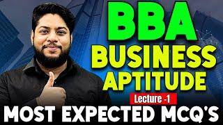 BBA Entrance exam preparation Business Aptitude Most Important Questions & Answers Lecture-1