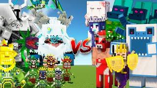 MOWZIE'S MOBS vs TWILIGHT FOREST MOBS - ALL MOWZIE'S BOSSES vs ALL TWILIGHT BOSSES Mob Battle 1.19.2